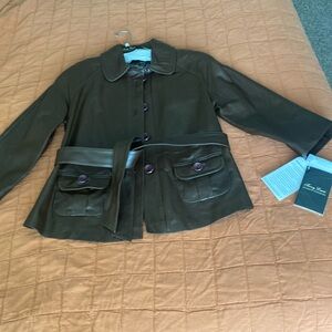 Terry Lewis classic luxuries 100% genuine leather in medium size new with tags